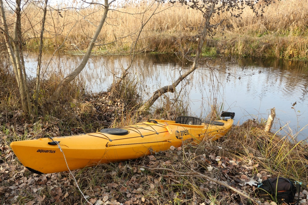 decemberi tavasz kajakkal a duna volgyi csatornan 29