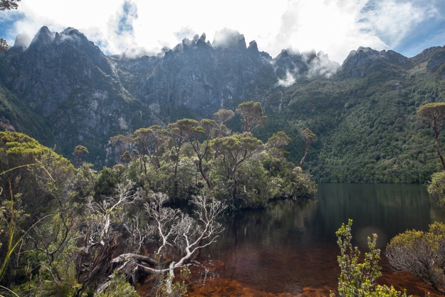 kanyontura felfele tasmania vadul hegyes esoerdejeben 07